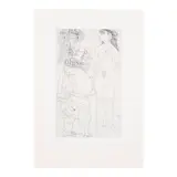 Pablo Picasso, Vieux marin bedonnant à la pipe et jeune prostituée méprisante, from La Série 347 (Bloch 1741, Baer 1758), 1968, Etching on wove paper