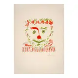Pablo Picasso, Le Clown, 1962, Lithograph in colors on wove paper