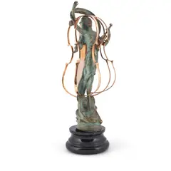 Arman, Ofelia (Foundation Arman 98), 1996, Sliced bronze with green and gold patina