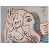 Pablo Picasso, Nu au Faubourg St. Honoré (Czwiklitzer 357), 1970, Offset lithographic poster in colors on thin glossy paper