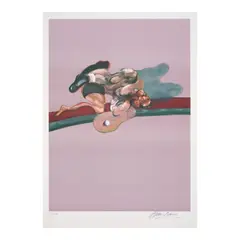 Francis Bacon, Triptych (Sabatier 32), 1975, Offset lithograph in colors on wove paper