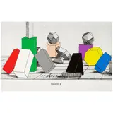 John Baldessari, Sniffle, from Engravings with Sounds, 2015, Archival inkjet print in colors on wove paper