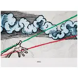 John Baldessari, Arg, from Engravings with Sounds, 2015, Archival inkjet print in colors on wove paper