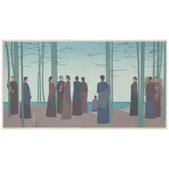 Will Barnet, Spring Morning, 1985, Screenprint in colors on wove paper