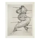 Louise Bourgeois, Sainte Sébastienne (Wye 504.2/VII), 1992, Drypoint on wove paper