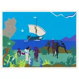 Romare Bearden, Three plates, from the Odysseus Suite (Gelburd/Rosenberg GG#62; 63; 66), 1979, Titles Include