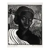 Margaret Taylor-Burroughs, Face of Africa, 1954-86, Digital print on glossy wove paper