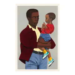 Elizabeth Catlett, New Generation, 1992, Lithograph in colors on wove paper