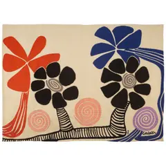 Alexander Calder, Les Palmiers, from The Bicentennial Tapestries, 1975, Hand-woven wool tapestry