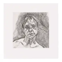 Head of a Naked Girl (Treves 91) by Lucian Freud, 2000, Etching on Somerset paper, sold Apr 2026