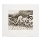 Lucian Freud, Before The Fourth (Treves 106), 2004, Etching on Somerset paper