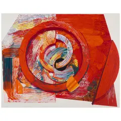 Sam Gilliam, For Xavier, 1990, Screenprint in colors on wove paper