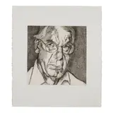 Lucian Freud, New Yorker (Treves 111), 2006, Etching on wove paper