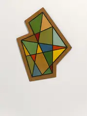 Raúl Lozza, Pintura No. 15, 1945, Öl und Collage auf Holz