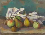 Birnen und Äpfel by Karl Hofer, 1937, Öl auf Leinwand, sold Jun 2017