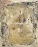 Belua I by Emil Schumacher, 1958, Öl auf Leinwand, sold Jun 2015