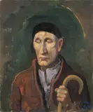 Der Blinde by Karl Hofer, 1938, Öl auf Leinwand, sold Jun 2009