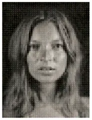 Chuck Close, Kate, 2013, Pigmentdruck auf Papier