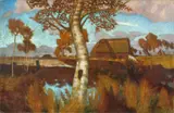 Otto Modersohn, Herbst im Moor“. (Vor) 1921