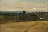 John Constable, Englische Landschaft, Um 1804, Öl auf Karton, auf Holz aufgezogen