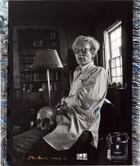 Peter Beard, Andy Warhol at home in Montauk, Church Estate, New York, 1972, Silbergelatineabzug, 2002