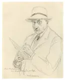 Max Liebermann, Selbstbildnis mit Panamahut