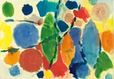Ernst Wilhelm Nay, Ohne Titel, 1956, Aquarell auf Velin