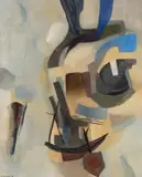 Giuseppe Santomaso, I basti, 1955, Öl auf Leinwand