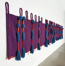 Sheila Hicks, Untitled, 1975, Cotton and applied wrapped cordage