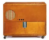 Music cabinet by Kem (Karl Emanuel Martin) Weber, c. 1938, Custom designed for Walt Disney Studios' animation offices, sold May 2016