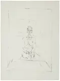 Nu Assis by Alberto Giacometti, 1965, Lithograph on Rives BFK paper, sold May 2016