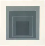 White Line Square II (from White Line Squares Series) by Josef Albers, 1966, 3-color lithograph on Arches Cover paper, sold May 2016