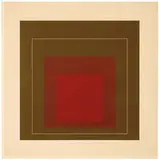 White Line Square IV (from White Line Squares Series) by Josef Albers, 1966, 3-color lithograph on Arches Cover paper, sold May 2016