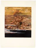 Untitled by Zao Wou-ki, 1963, 5-color etching on Arches paper, sold May 2016