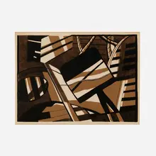 Ralston Crawford, Precisionist, 1938, lithograph in colors