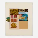 Robert Rauschenberg, Horsefeathers Thirteen-I, 1972, offset lithograph in colors, screenprint, pochoir, collage and embossing on Moulin du Verger du Puymoyen handmade