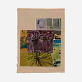 Robert Rauschenberg, Horsefeathers Thirteen-VIII, 1972, offset lithograph in colors, screenprint in colors, pochoir, collage and embossing on Jeff Goodman handmade buff
