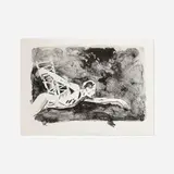 Nino Longobardi, Untitled (Swimmer and Chair), 1984, lithograph and screenprint