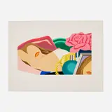 Tom Wesselmann, Nude with Rose, 1976, screenprint in colors with embossing on BFK Rives