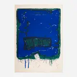 Sam Francis, Affiche Kunsthalle Bern (SF-5), 1960, lithograph in colors on BFK Rives