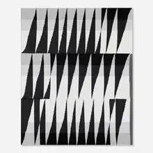 Brent Wadden, BBWW#2, 2014, hand-woven fibers, wool, cotton and acrylic on canvas