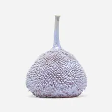 Accretion vase by The Haas Brothers, hand-thrown and accreted porcelain, sold May 2023
