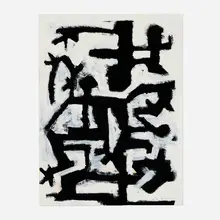 David Smith, Untitled, 1954, oil and gouache on paper