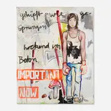 Kati Heck, Import Now, 2002-03, oil and mixed media on canvas