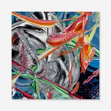 Stanley Casselman, Untitled Presence Moment 1-53, 2017, acrylic on polyester