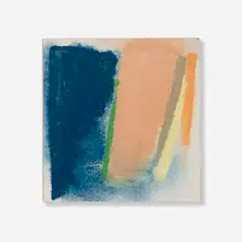 109 + F - Sketch by Friedel Dzubas, 1973, acrylic on canvas laid to panel, sold May 2023