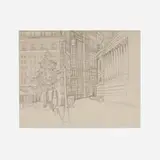 Elaine de Kooning, Untitled, 1944, graphite on paper