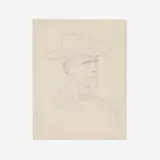 William Allen Rogers, Portrait of Edward Penfield, 1900, graphite on paper