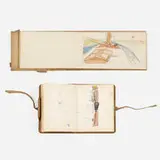 Edward Penfield, Holland sketchbooks, set of two, graphite on paper, watercolor on paper