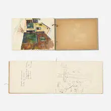Edward Penfield, Sketchbooks, set of two, mixed media on paper